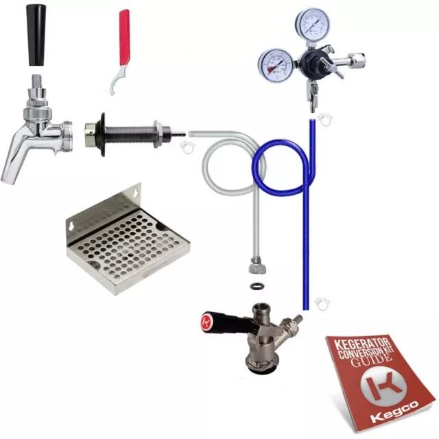 Kegco Kegerator Keg Tap Door Mount Conversion Kit All Stainless Steel Contact