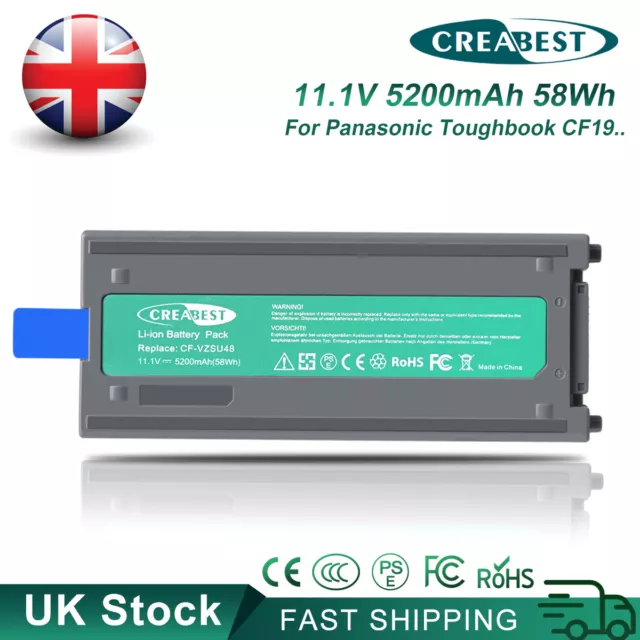 10.65V CF-VZSU48U CF-VZSU50 Battery For Panasonic Toughbook CF19 C-F19 MK2 MK7