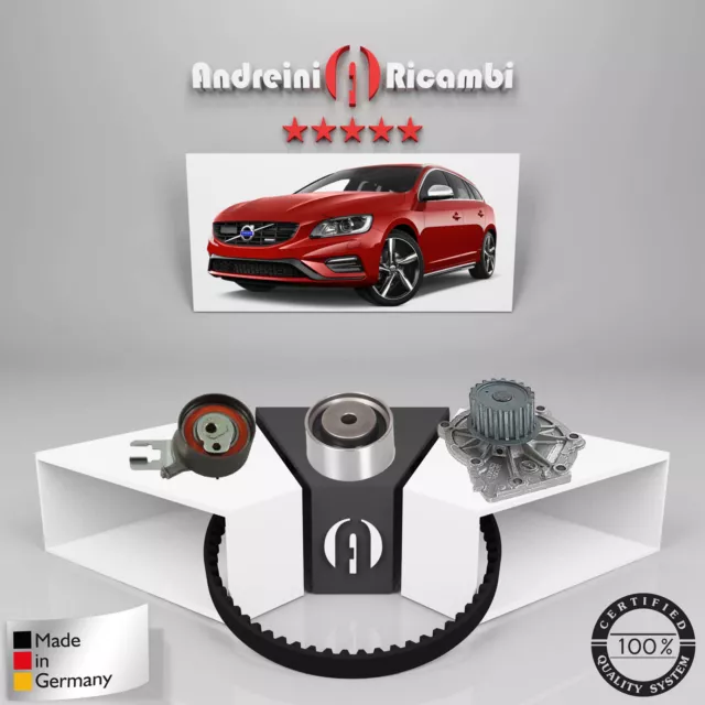 Kit Distribuzione + Pompa Acqua Volvo V60 2.0 D3/D4 120Kw 163Cv 2013 ->