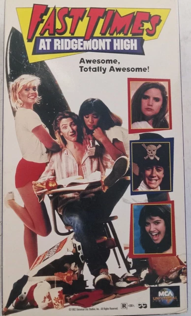 FAST TIMES AT Ridgemont High VHS Phoebe Cates Jennifer Jason Leigh ...