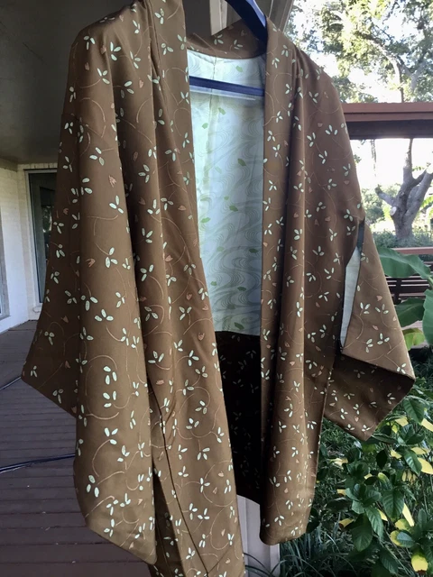 Japanese silk kimono jacket Haori