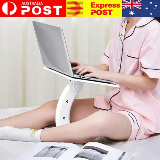 Laptop Stand Table Foldable Computer Standing Desk Adjustable Bed Study Lap Tray