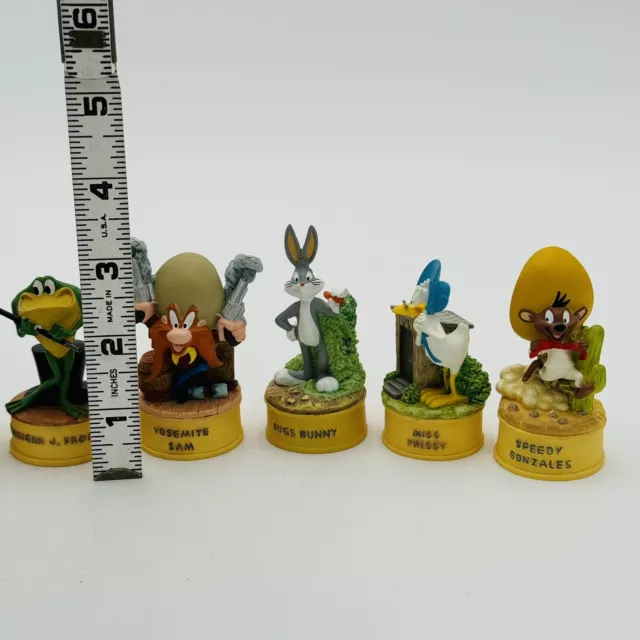 Lenox Looney Tunes Thimble Collection 8 Figures Bugs Bunny Taz Speedy NEW IN BOX 3