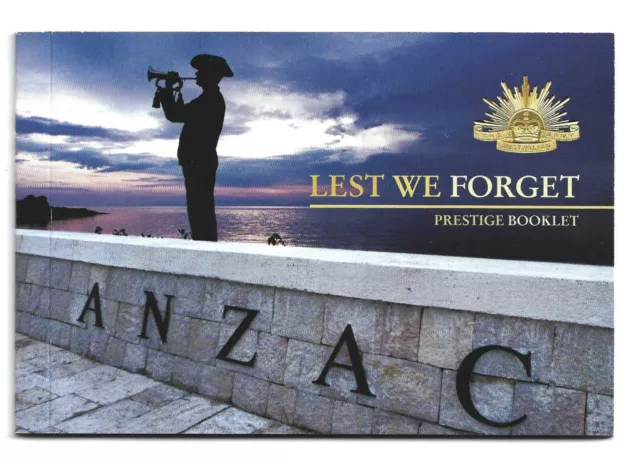 Australia Prestige Booklet 2008 Anzac unfolded