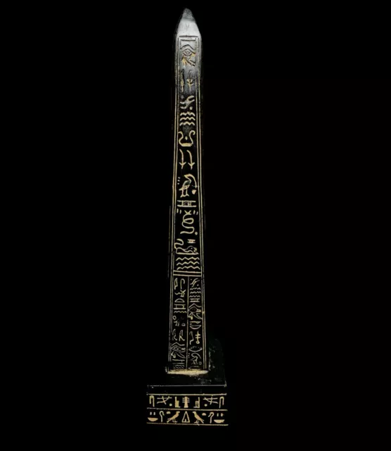 Unique Egyptian Hand made Obelisk with Handmade Egyptian Inscriptions