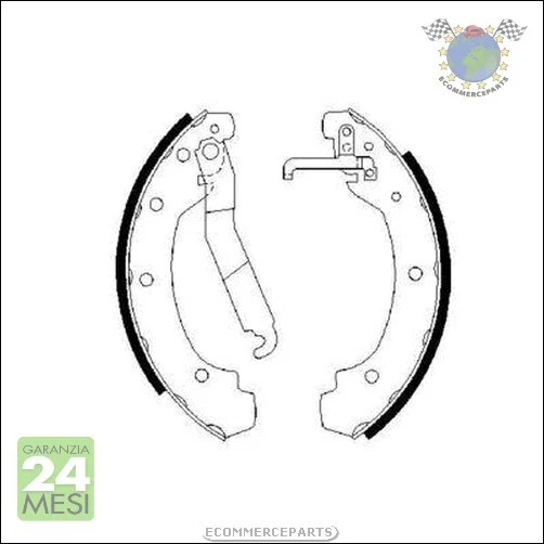 Kit Ganasce Freno Bosch per VW TRANSPORTER LT 40-55 28-35 P