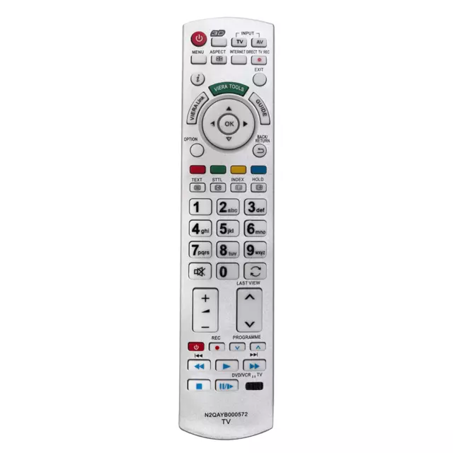 N2QAYB000572 Replacement Remote Control for Panasonic Viera LED TV TX-PR42UT30