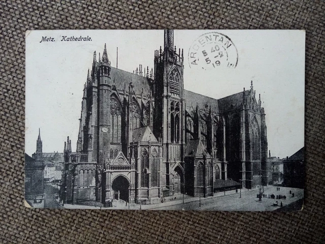 Cpa Metz Cathédrale