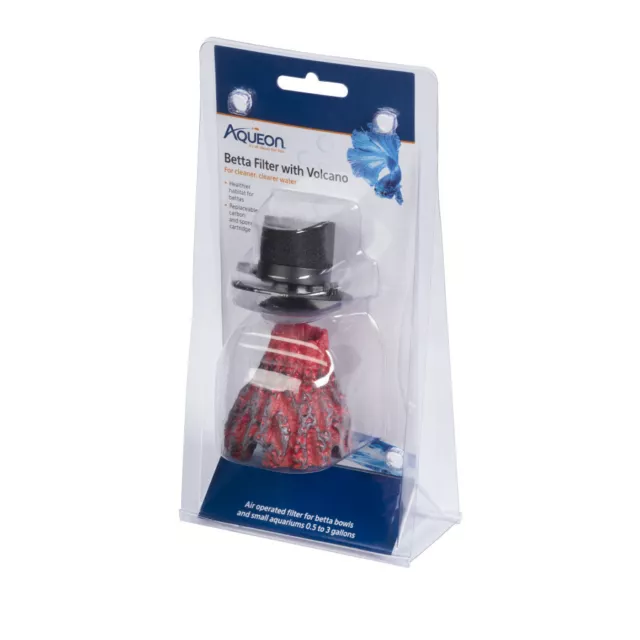 Aqueon Betta Filter with Volcano, 4.2 Inch