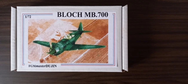 Kit Maquette Avion Heller Bloch 174 1/72 - Boîte Jaune 1965, Complet, Occasion