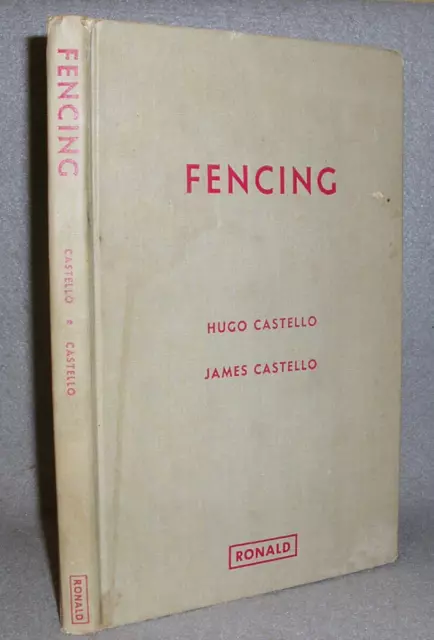 Vintage Fencing Book Foil Sword Fighting Bout Duels Training Drills Catello 1962