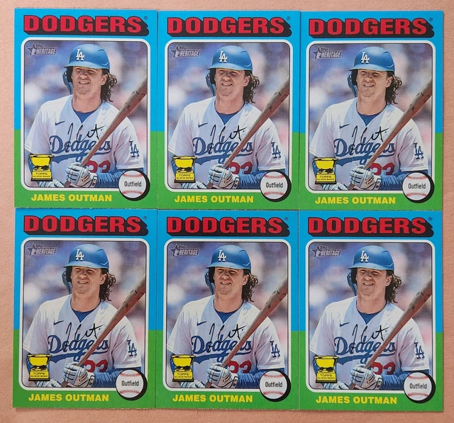 (6) JAMES OUTMAN 2024 Topps Heritage Card 413 LOT 3.50 PicClick