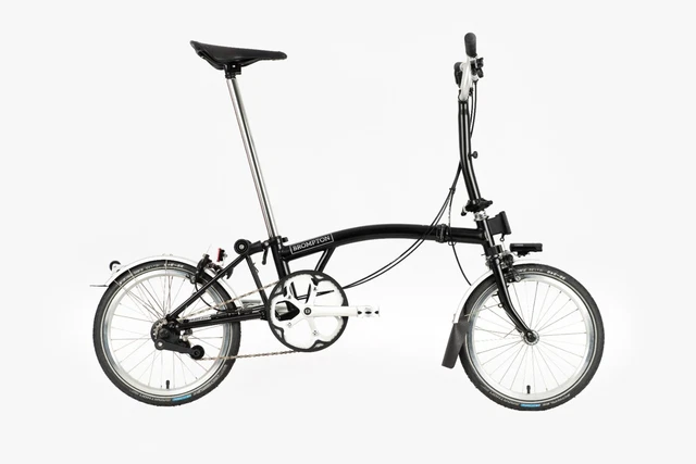 Vincita Birch Front Bag 2.0 per bicicletta pieghevole Brompton - con telaio anteriore rimovibile per bicicletta pieghevole Brompton, parapioggia e cinghie, accessori per bici Brompton (marrone