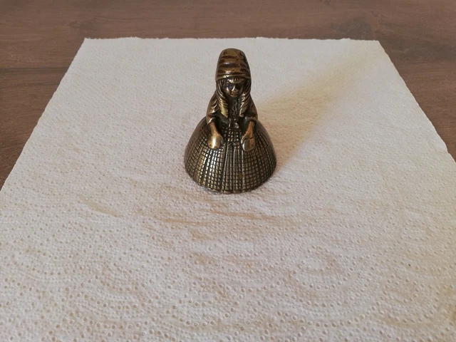 Petite Cloche D'autel En Laiton - Pour Prière, Rituel Hindou (Pūjā, Diwali), Ou Cloche De Service, Environ 8.9 Cm De Haut - 7