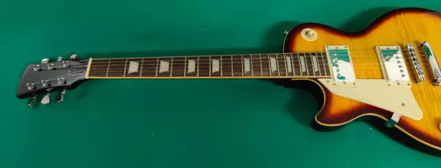 Chitarra Elettrica Lp Cbm Plus Top New Orleans Classic Sunburst - Sinistra 3