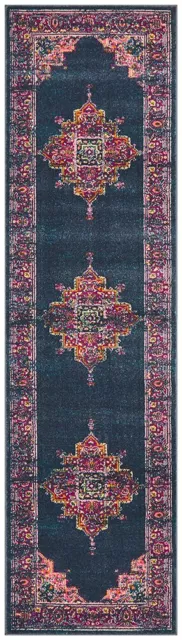 Navy Runner Hallway Runner Hall Runner Floor Rug New Modern Traditional Persian