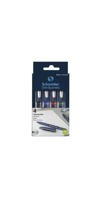 Schneider Tintenroller One Business 0,6mm farbig sortiert Rundspitze dokument...