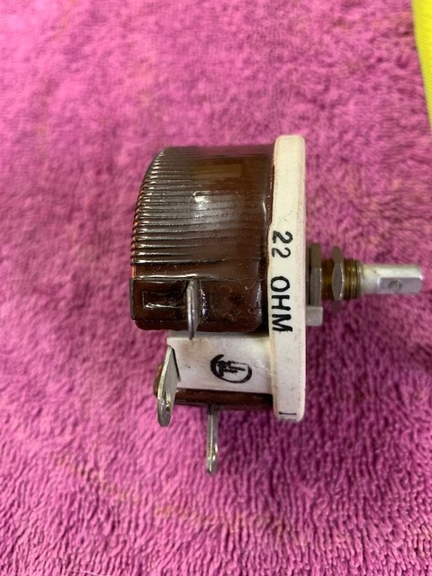 22 Ohms 1.5 amp 824 Rheostat Wire-wound Resistor Potentiometer Series 5A R-50