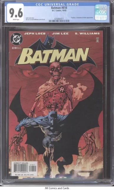 Batman #618 2003 CGC 9.6 White Pages - Clayface, Catwoman & Robin app