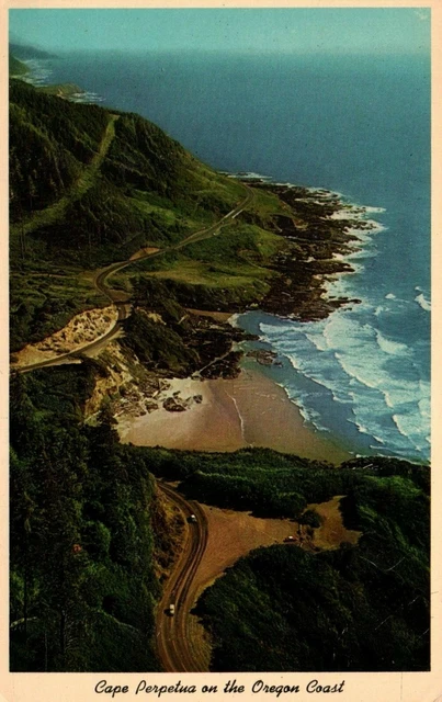 Cape Perpetua Oregon OR Coast Postcard