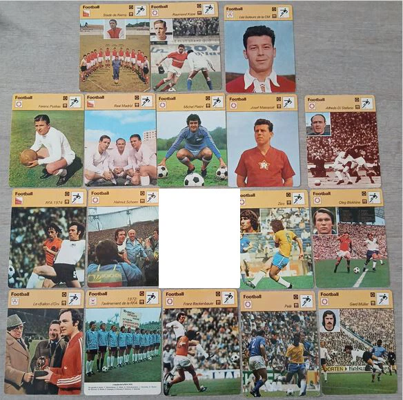 Olympique de Marseille | Trading Cards: Rencontre Sportscaster 1976-1980