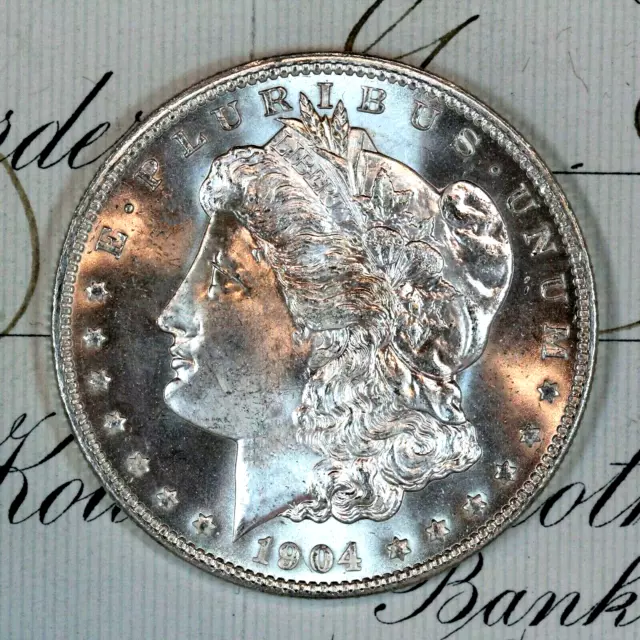 * 1904-O * CHOICE to GEM BU MS MORGAN SILVER DOLLAR * FROM ORIGINAL BANK BAG *