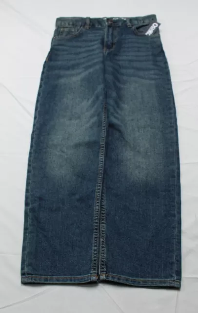 OshKosh B'Gosh Boys' Dark Wash Straight Leg Jeans WR4 Authentic Tinted Size 8R