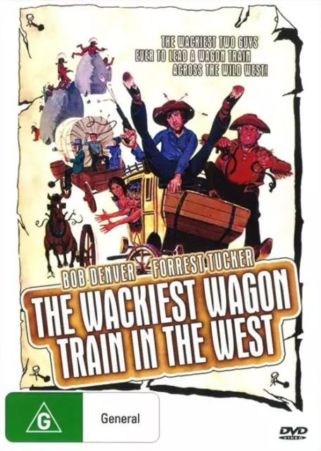 The Wackiest Wagon Train In The West DVD New Sealed Australia Region 4