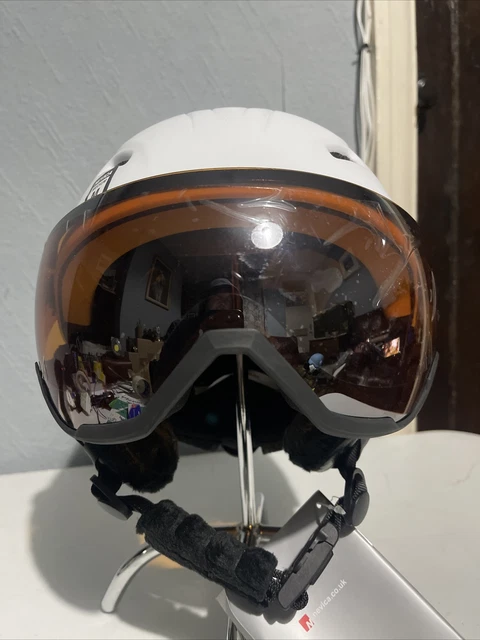 Nevica Aspen Visor Ski Helmet White Size Small 52-56cm BNWT Snow Board