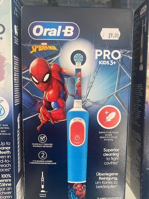 Brosse A Dents Braun Oral B Pro Kid3+ Spiderman