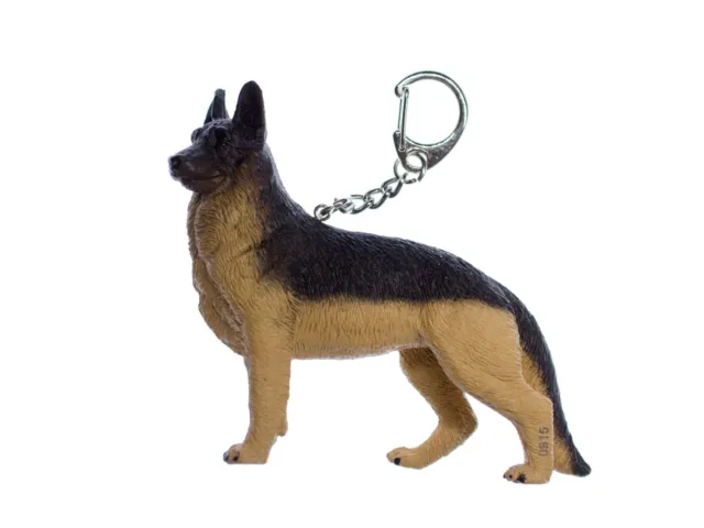 Schäferhund Schlüsselanhänger Miniblings Schlüsselring Herrchen Hund 8x9cm