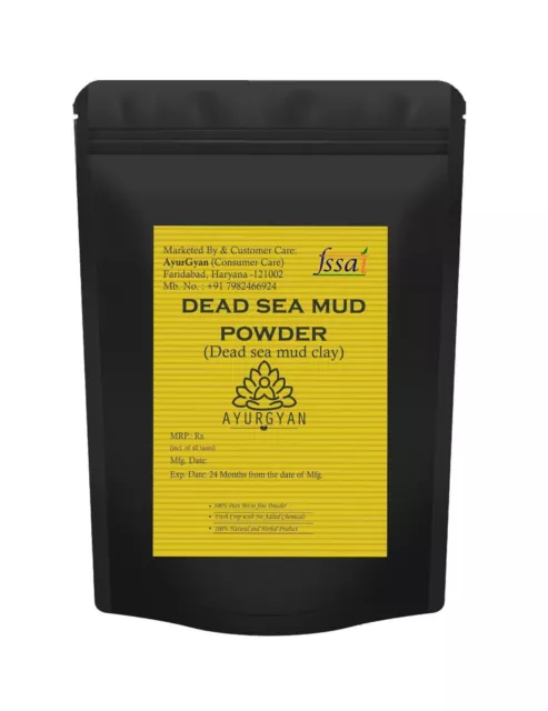 Ayurgyan Sea Essence Dead Sea Mud Powder 227g/ 8oz , Revitalizado , Piel... 2