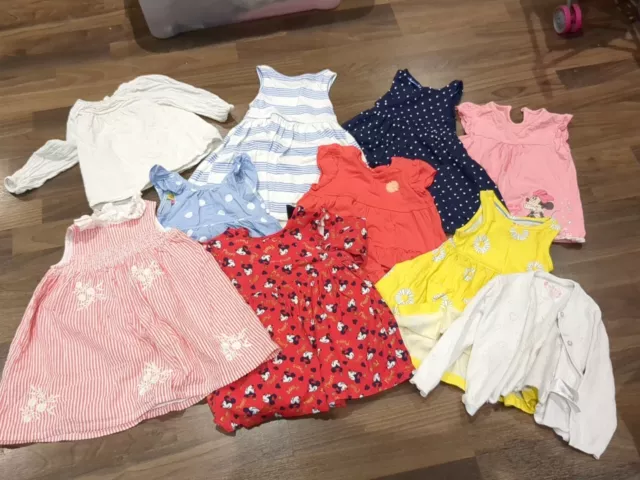 12-18 months girls dress bundle X 10 items Inc Disney/Minnie mouse
