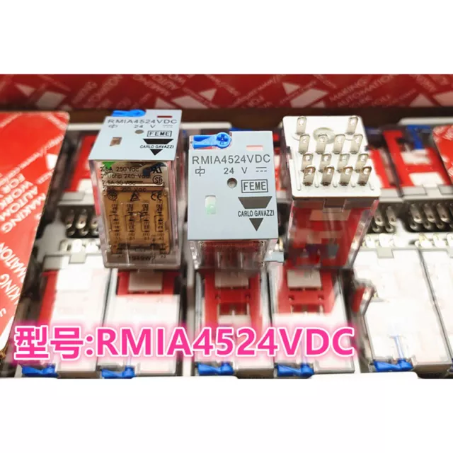 1Pc CARLO GAYAZZI RM1A4524VDC Intermediate Relay 14Pins