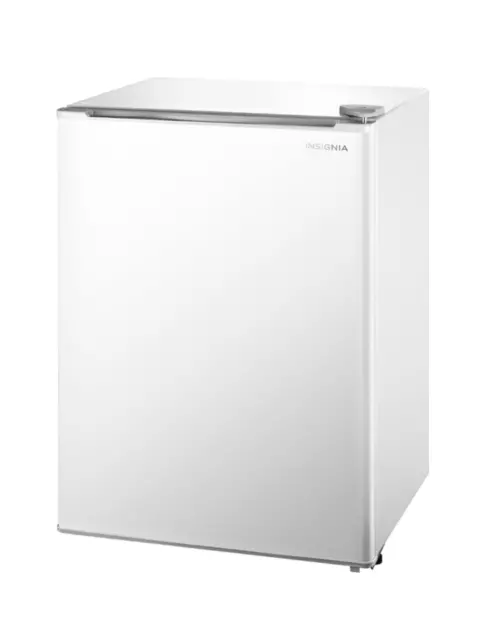 3.2 Cu.Ft Double Door Mini Fridge w/ Freezer, Adjustable Shelf for