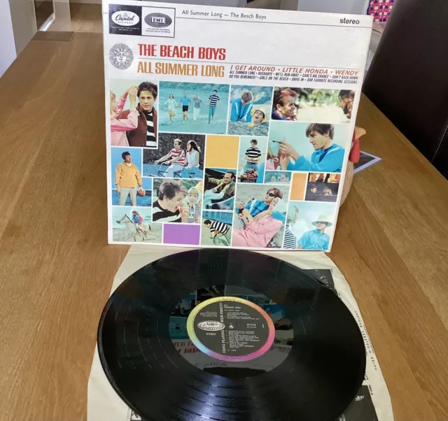 The Beach Boys Vinyl LP  All Summer Long 1965 UK 1st Press Stereo Super Audio