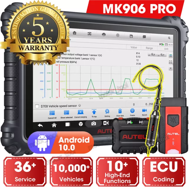 2024 Newest Autel MaxiSys MK906 Pro Coding Full System Diagnostic Scanner Tool