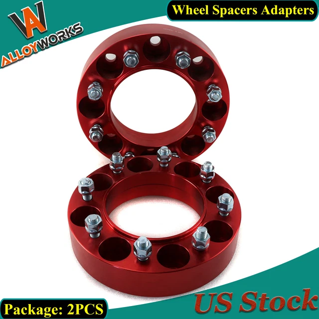 2PCS 154mm 2" Thick 8 Lug Wheel Spacers For Bobcat Case John Deere New Holland