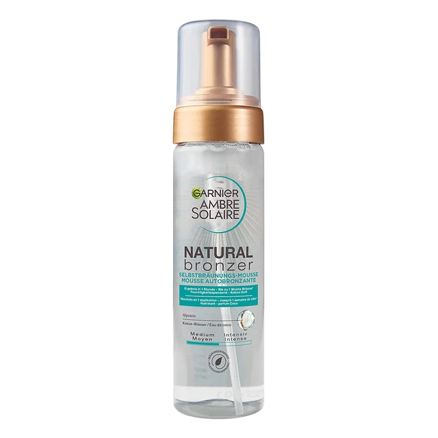 Garnier Mousse Autobronceador, Cuidado Autobronceador Para Una Natural Y