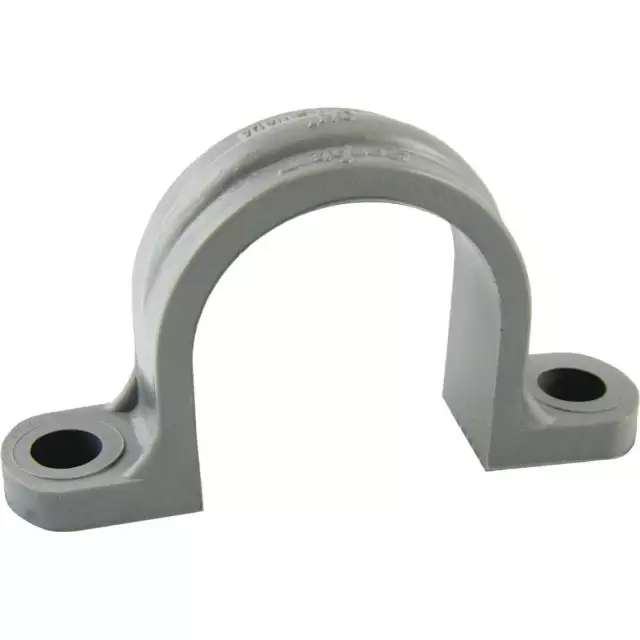 IPEX Kraloy 2 1/2 In. 2-Hole PVC Pipe Strap 020840 IPEX Kraloy 020840