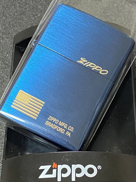 zippo flag cursive gold engraved rare model vintage 1999 silver inner 1999