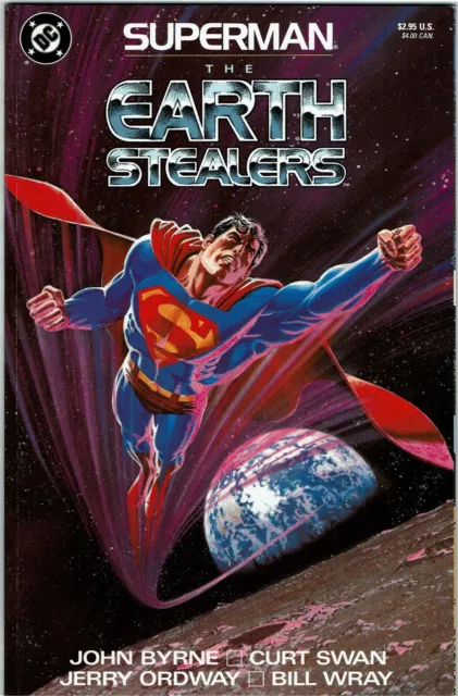 SUPERMAN: THE EARTH STEALERS,1988 DC Comics, First Printing VG+