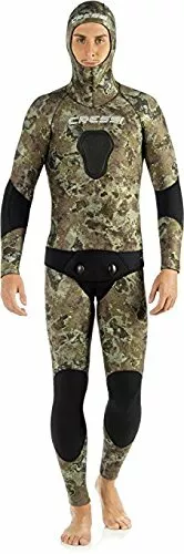 Cressi Tecnica 5mm Free Diving Spearfishing Mimetic Wetsuit Size 2/Small^