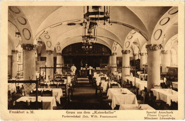 CPA AK Frankfurt greeting from the Kaiserkeller GERMANY (1017644)