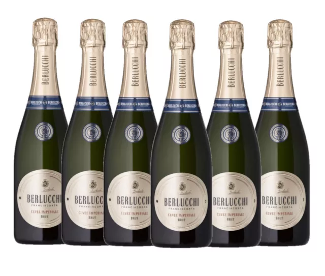 BERLUCCHI CUVÉE IMPERIALE BRUT FRANCIACORTA DOCG  [ 6 Bottiglie x 750 ml ]