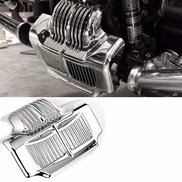 Motorcycle Oil Cooler Stock Cover Protector For Harley Touring Road King Electra