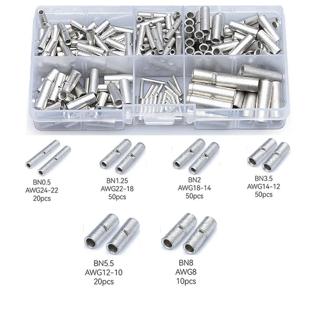 100 Terminali Elettrici Non Isolati - 1.5mm², Lunghezza 10mm, Per Collegamenti Elettrici - Foto 6