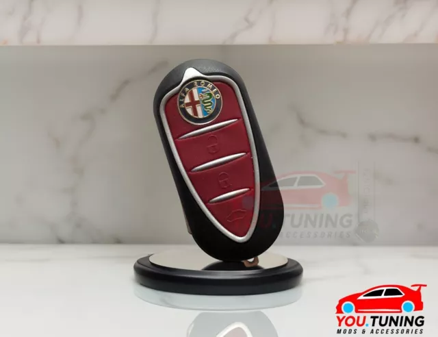 *Il Piu Venduto* Alfa Romeo Mito Giulietta Guscio Chiave Telecomando + 3D Logo