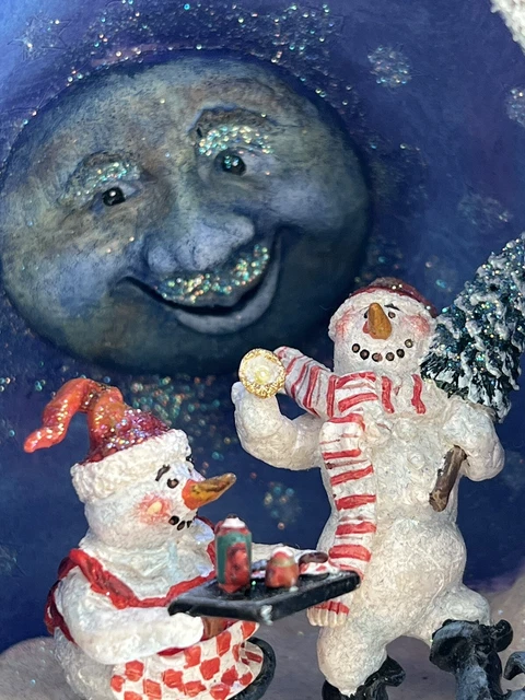 SILVESTRI “JACK FROST” LIGHTED EGG W/ PEDESTAL Bobbie Takashima 2008 RARE W/ BOX