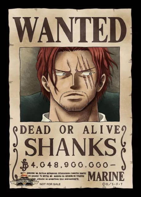 ONE PIECE WANTED POSTER GOL D ROGER　NEWS OFFICIAL MUGIWARA STORE